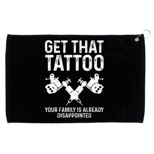 Funny Tattoo Artist Art For Women Tattooer Grommeted Golf Towel