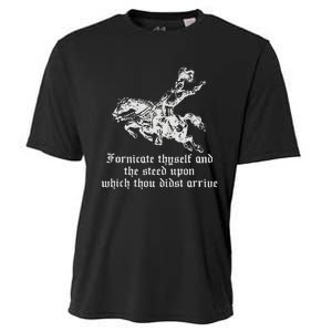 Fornicate Thyself And The Steed Upon Which Thou Didst Arrive Cooling Performance Crew T-Shirt