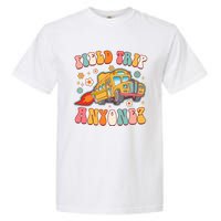 Field Trip Anyone Groovy School Bus Driver Yellow Bus Garment-Dyed Heavyweight T-Shirt