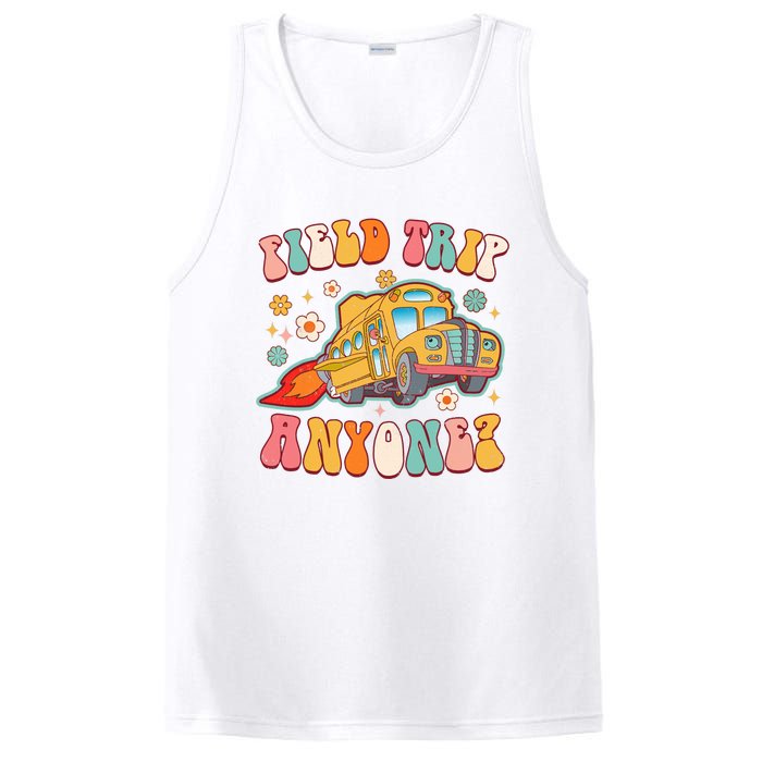 Field Trip Anyone Groovy School Bus Driver Yellow Bus PosiCharge Competitor Tank