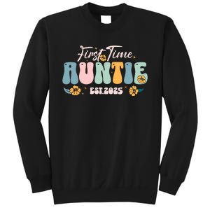 First Time Auntie Est 2025 Sweatshirt