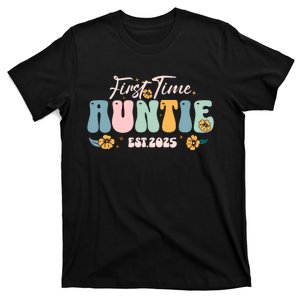 First Time Auntie Est 2025 T-Shirt