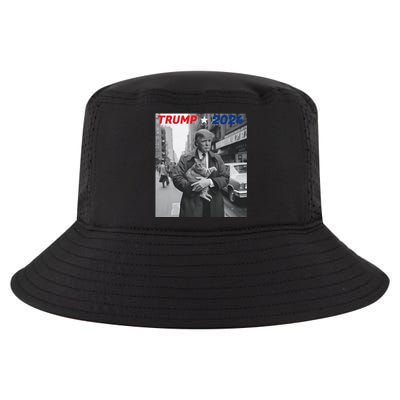 Funny Trump And Cat 2024 Funny Political Cool Comfort Performance Bucket Hat