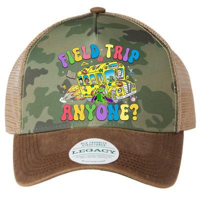 Field Trip Anyone Field Day Let The Games Begin School Bus Gift Legacy Tie Dye Trucker Hat