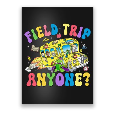 Field Trip Anyone Field Day Let The Games Begin School Bus Gift Poster