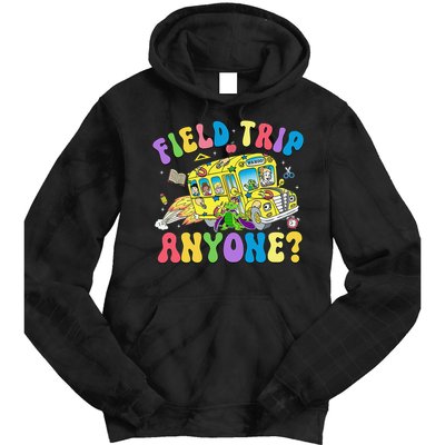 Field Trip Anyone Field Day Let The Games Begin School Bus Gift Tie Dye Hoodie