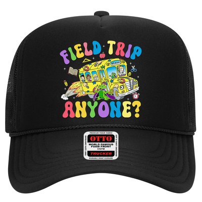 Field Trip Anyone Field Day Let The Games Begin School Bus Gift Trucker Hat