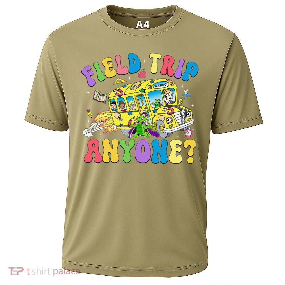 Field Trip Anyone Field Day Let The Games Begin School Bus Gift Performance Shirt
