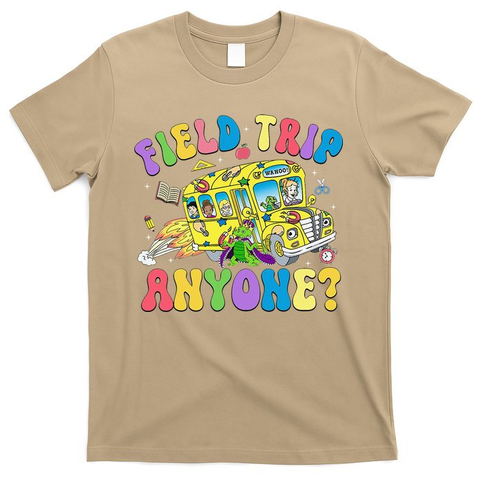 Field Trip Anyone Field Day Let The Games Begin School Bus Gift T-Shirt