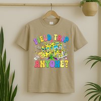 Field Trip Anyone Field Day Let The Games Begin School Bus Gift T-Shirt