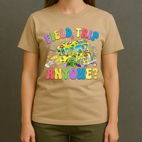 Field Trip Anyone Field Day Let The Games Begin School Bus Gift T-Shirt