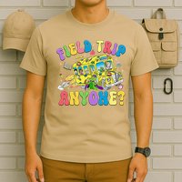 Field Trip Anyone Field Day Let The Games Begin School Bus Gift T-Shirt