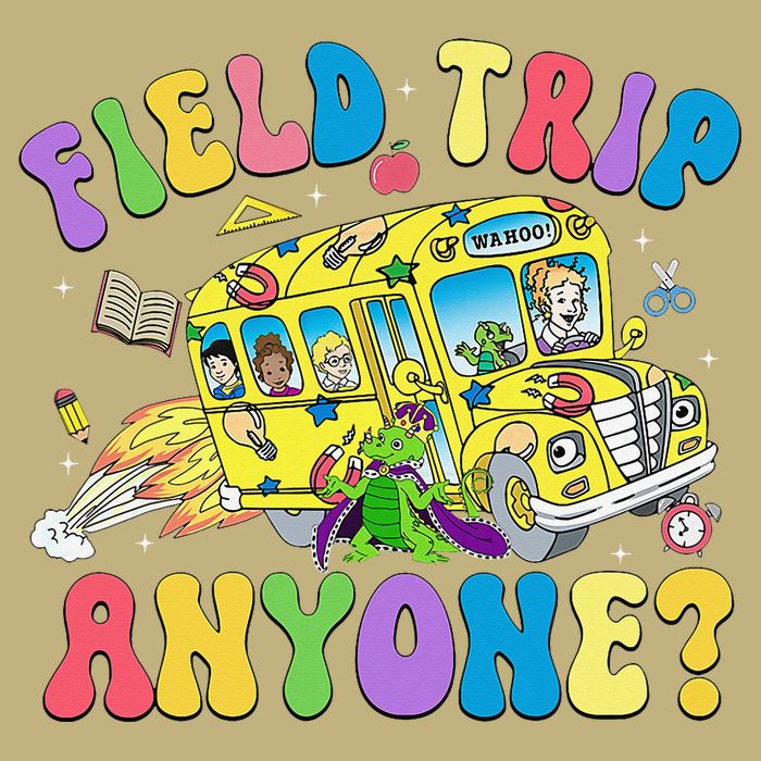 Field Trip Anyone Field Day Let The Games Begin School Bus Gift Magnet