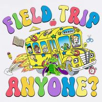 Field Trip Anyone Field Day Let The Games Begin School Bus Gift Garment-Dyed Sweatshirt