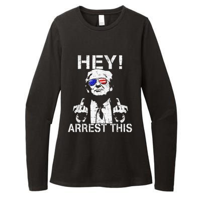 Funny Trump Arrest This Gift Womens CVC Long Sleeve Shirt