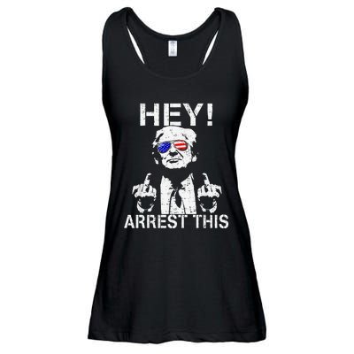 Funny Trump Arrest This Gift Ladies Essential Flowy Tank