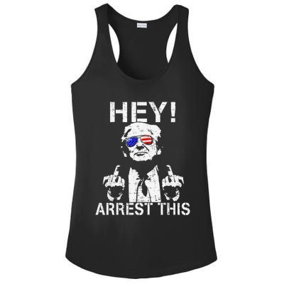 Funny Trump Arrest This Gift Ladies PosiCharge Competitor Racerback Tank