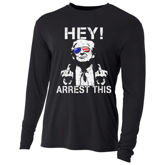 Funny Trump Arrest This Gift Cooling Performance Long Sleeve Crew