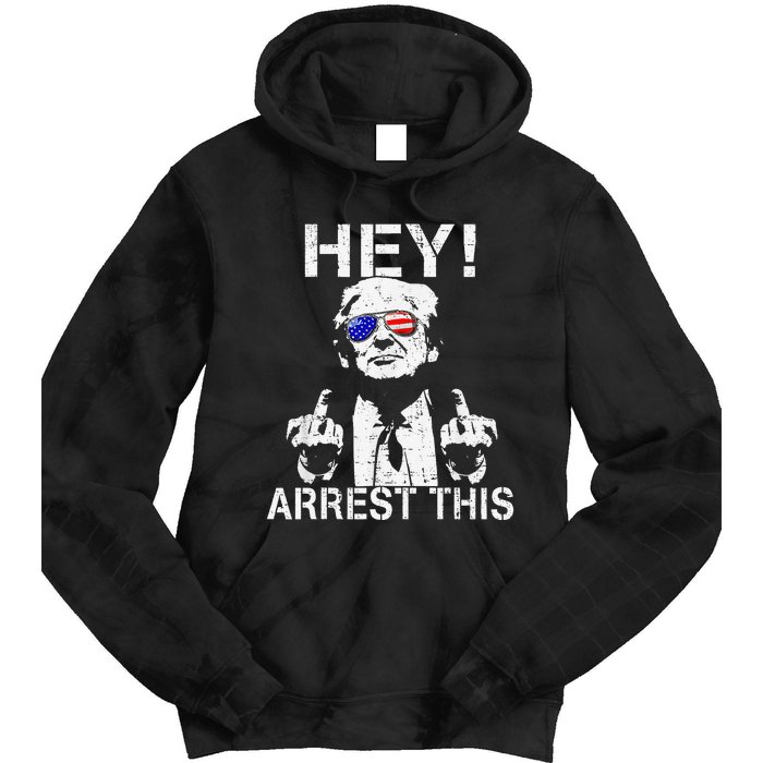 Funny Trump Arrest This Gift Tie Dye Hoodie