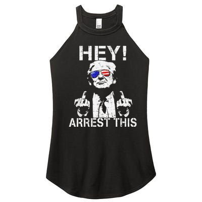 Funny Trump Arrest This Gift Women's Perfect Tri Rocker Tank