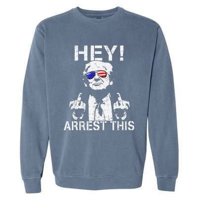 Funny Trump Arrest This Gift Garment-Dyed Sweatshirt