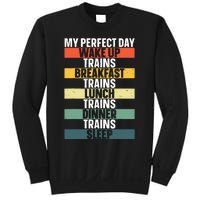 Funny Train Art For Railroad Vehicle Train Lover Sweatshirt