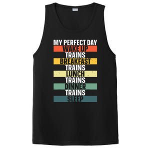 Funny Train Art For Railroad Vehicle Train Lover PosiCharge Competitor Tank