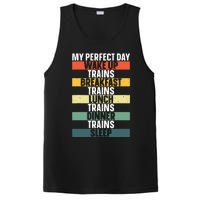 Funny Train Art For Railroad Vehicle Train Lover PosiCharge Competitor Tank