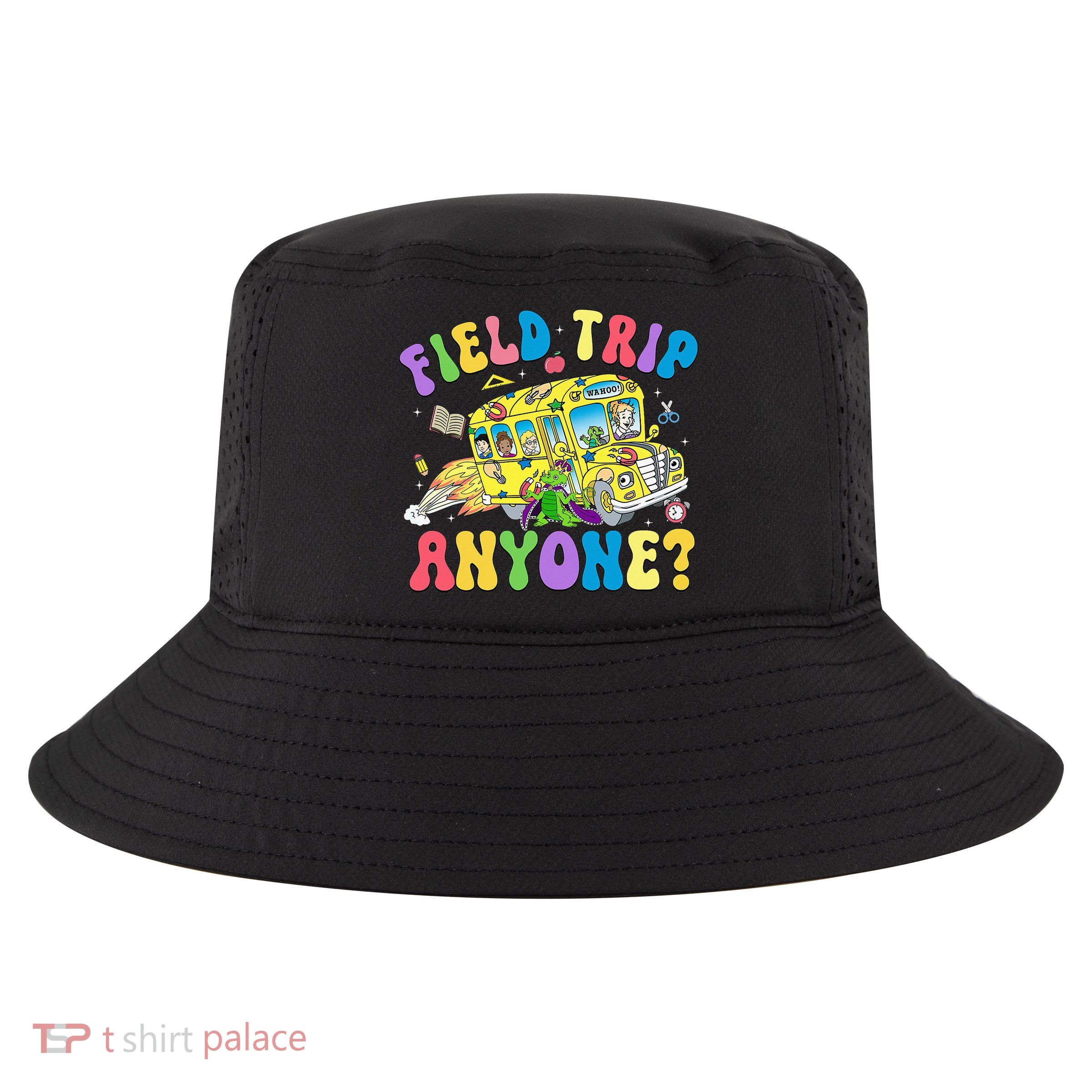 Field Trip Anyone Field Day Let The Games Begin School Bus Cool Comfort Performance Bucket Hat