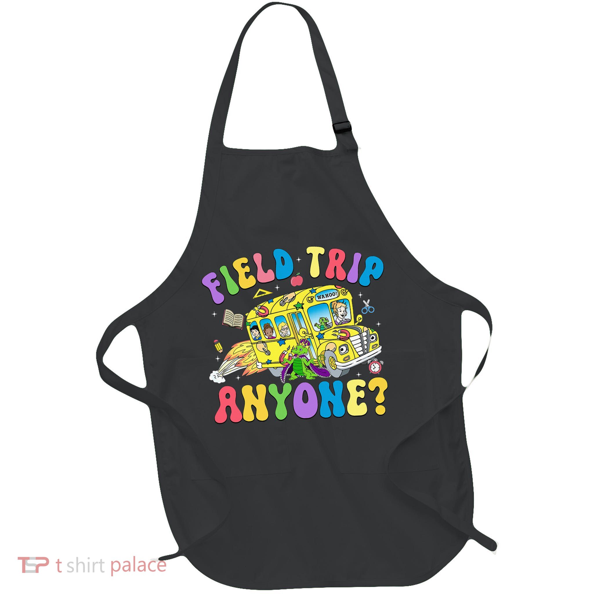 Field Trip Anyone Field Day Let The Games Begin School Bus Apron