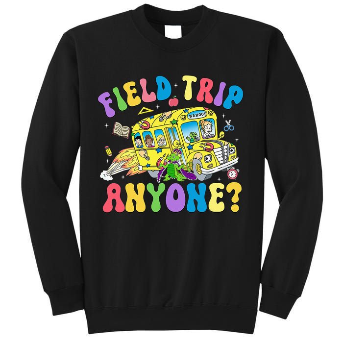 Field Trip Anyone Field Day Let The Games Begin School Bus Sweatshirt