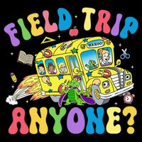 Field Trip Anyone Field Day Let The Games Begin School Bus Bucket Hat