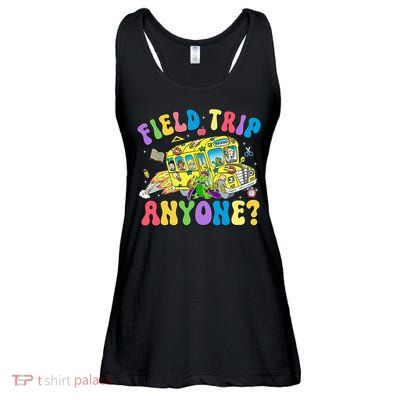 Field Trip Anyone Field Day Let The Games Begin School Bus Ladies Essential Flowy Tank