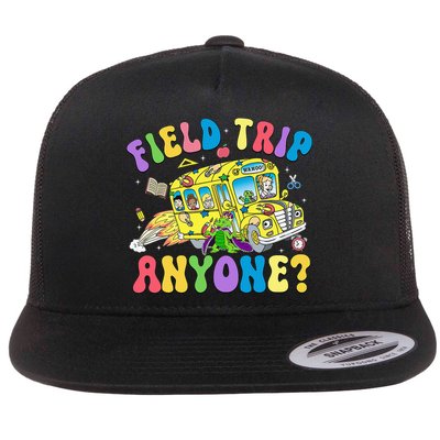 Field Trip Anyone Field Day Let The Games Begin School Bus Flatbill Hat