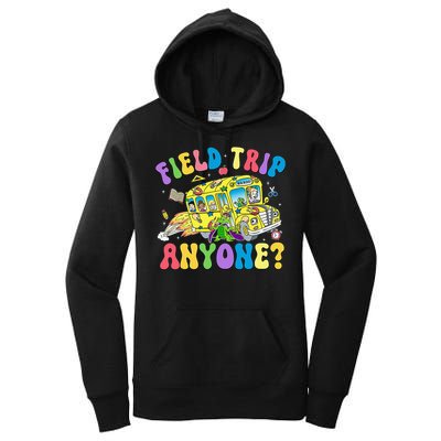 Field Trip Anyone Field Day Let The Games Begin School Bus Women's Pullover Hoodie