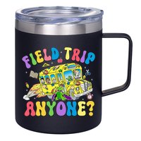 Field Trip Anyone Field Day Let The Games Begin School Bus 12oz Stainless Steel Coffee Mug