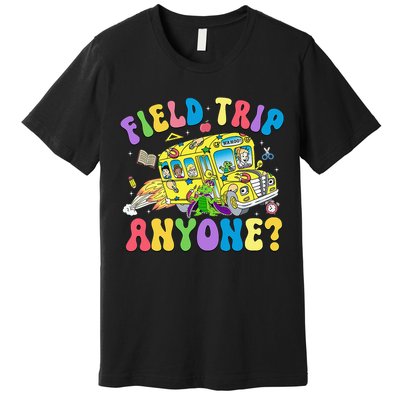 Field Trip Anyone Field Day Let The Games Begin School Bus Premium T-Shirt
