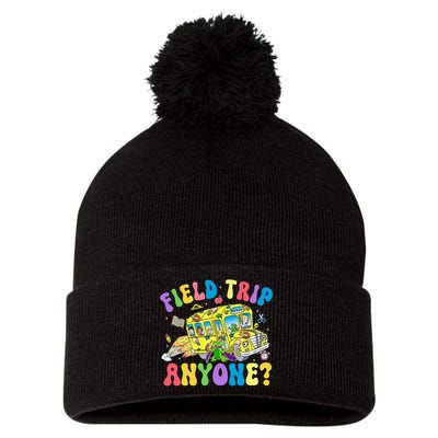 Field Trip Anyone Field Day Let The Games Begin School Bus Pom Pom 12in Knit Beanie