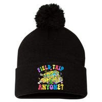 Field Trip Anyone Field Day Let The Games Begin School Bus Pom Pom 12in Knit Beanie