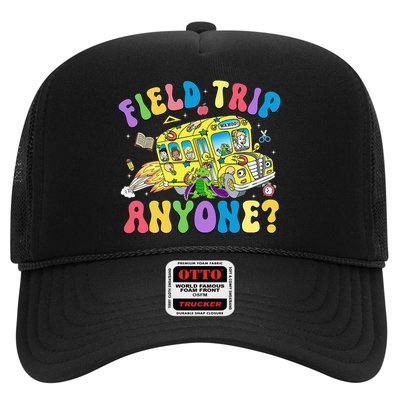 Field Trip Anyone Field Day Let The Games Begin School Bus Trucker Hat