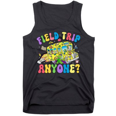 Field Trip Anyone Field Day Let The Games Begin School Bus Tank Top