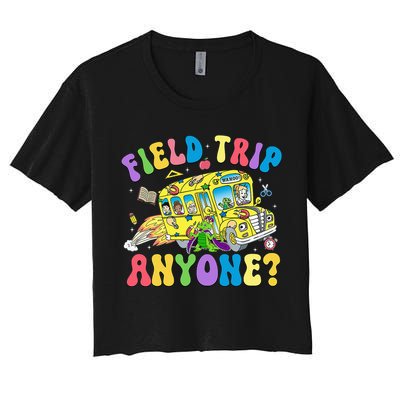 Field Trip Anyone Field Day Let The Games Begin School Bus Crop Top