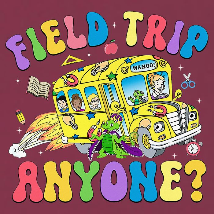 Field Trip Anyone Field Day Let The Games Begin School Bus 16oz Travel Tumbler