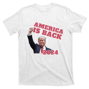 Funny Trump America Is Back 2024 Winner Made Liberals Cry T-Shirt