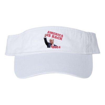 Funny Trump America Is Back 2024 Winner Made Liberals Cry Valucap Bio-Washed Visor