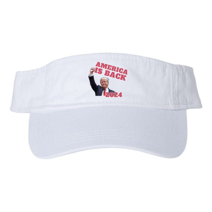 Funny Trump America Is Back 2024 Winner Made Liberals Cry Valucap Bio-Washed Visor