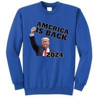 Funny Trump America Is Back 2024 Winner Made Liberals Cry Sweatshirt