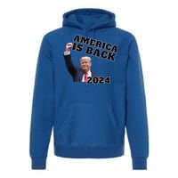 Funny Trump America Is Back 2024 Winner Made Liberals Cry Premium Hoodie