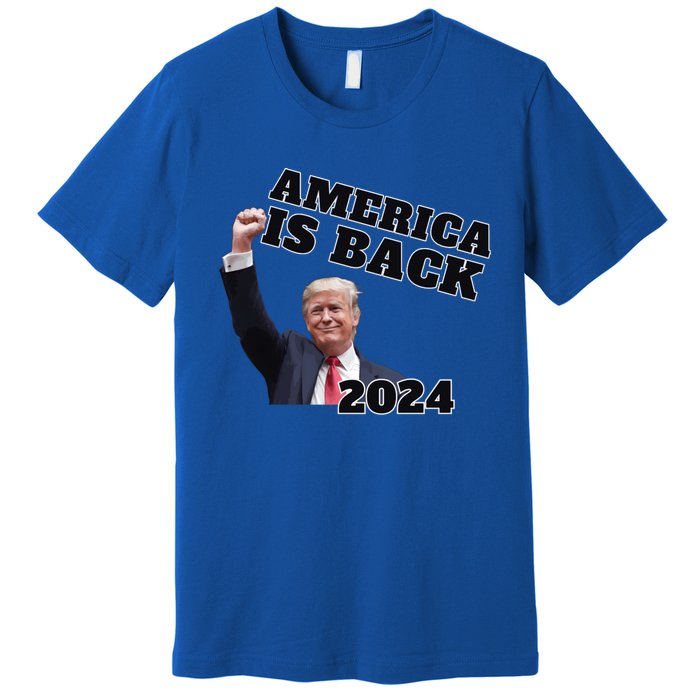 Funny Trump America Is Back 2024 Winner Made Liberals Cry Premium T-Shirt