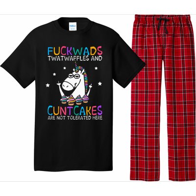 Fuckwads Twatwaffles And Cuntcakes Are Not Tolerated Here Pajama Set